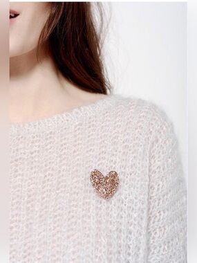 Des Petits Hauts Heart Brooch